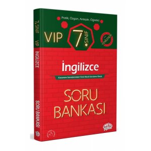 Editr Yaynlar 7. Snf VIP ngilizce Soru Bankas