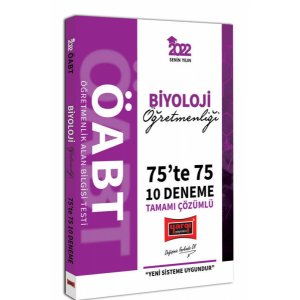 Yarg� Yay�nlar� 2024 KPSS �ABT Biyoloji ��retmenli�i Tamam� ��z�ml� 10 Deneme