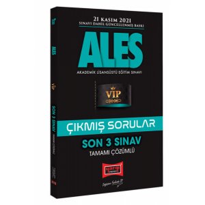 Yarg Yaynlar 2025 ALES Vip Saysal-Szel Yetenek Son 3 Snav km Sorular (28 Temmuz 2024) Snav Sorular Dahil
