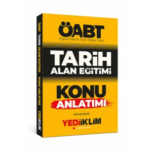 Yediiklim Yaynlar 2025 ABT Tarih Alan Eitimi Konu Anlatm
