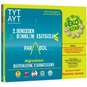 Tongu Akademi TYT AYT Matematik 2. Dereceden Denklemler Eitsizlik Parabol Fasiklleri Eko