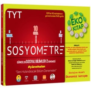 Tongu Akademi TYT Sosyometre Eko 20 Deneme
