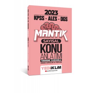 Yediiklim Yaynlar 2025 KPSS ALES DGS Saysal Mantk Konu Anlatm