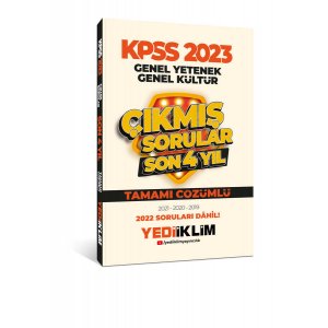 Yediiklim Yaynlar 2025 KPSS Genel Yetenek Genel Kltr Son 4 Yl Tamam zml km Sorular