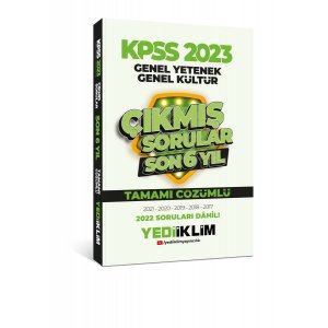 Yediiklim Yaynlar 2025 KPSS Genel Yetenek Genel Kltr Son 6 Yl Tamam zml km Sorular