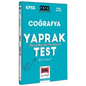 Yarg Yaynlar 2023 KPSS Corafya Yaprak Test ek Kopart