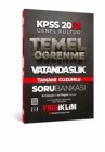 Yediiklim Yayınları 2023 KPSS Genel Kültür Temel Öğrenme Vatandaşlık Tamamı Çözümlü Soru Bankası