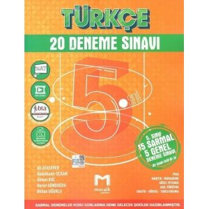 Mozaik Yaynlar 5. Snf Trke 20 li Deneme