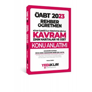 Yediiklim Yaynlar 2025 ABT Rehberlik Hasan Sanl ile Kavram Zihin Haritalar ve zet Konu Anlatm