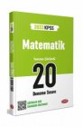 Data Yaynlar 2023 KPSS Matematik Tamam zml 20 Deneme