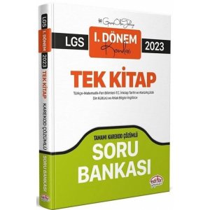 Editr Yaynlar 2023 8. Snf LGS Tm Dersler 1. Dnem Tek Kitap Soru Bankas