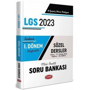 Data Yaynlar 2023 8. Snf LGS Szel Dersler 1. Dnem Soru Bankas