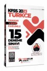 Yediiklim Yaynlar 2023 KPSS Atlye Serisi Trke Tamam Video zml 15 Deneme Snav