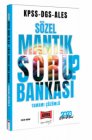 Yarg Yaynlar 2023 KPSS DGS ALES Szel Mantk Tamam zml Soru Bankas