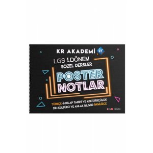 KR Akademi 2023 LGS 1. Dnem Szel Blm Poster Notlar