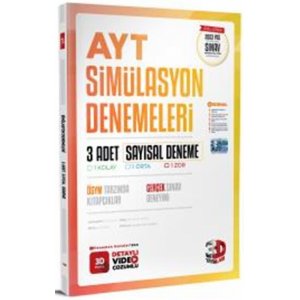 3D Yaynlar AYT Saysal 3 l Simlasyon Genel Deneme