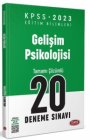 Data Yaynlar KPSS Eitim Bilimleri Geliim Psikolojisi 20 Deneme