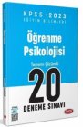 Data Yaynlar KPSS Eitim Bilimleri renme Psikolojisi 20 Deneme