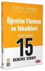 Data Yaynlar KPSS Eitim Bilimleri retim Yntem ve Teknikleri 15 Deneme