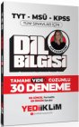 Yediiklim Yaynlar 2025 KPSS MS TYT Dil Bilgisi Tamam Video zml Tm Snavlar iin 30 Deneme