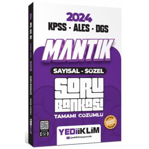 Yediiklim Yaynlar 2025 KPSS ALES DGS Saysal-Szel Mantk Tamam zml Soru Bankas
