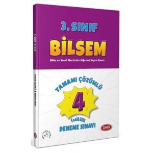 Data Yaynlar 3. Snf Bilsem Tamam zml 4 fasikl Deneme Snav