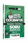 Yediiklim Yayınları 2024 KPSS Hakan Bileyen ile Coğrafya Tamamı Çözümlü Soru Bankası