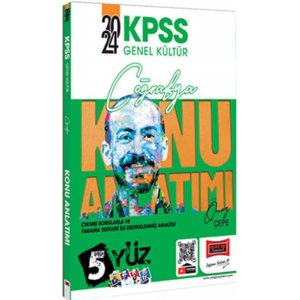 Yarg Yaynlar 2024 KPSS Genel Kltr 5Yz Corafya Konu Anlatml
