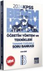 Benim Hocam Yaynlar 2024 KPSS Eitim Bilimleri retim Yntem ve Teknikleri Tamam zml Soru Bankas