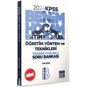 Benim Hocam Yaynlar 2024 KPSS Eitim Bilimleri retim Yntem ve Teknikleri Tamam zml Soru Bankas