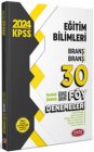 Data Yaynlar 2024 KPSS Eitim Bilimleri Bran Bran 30 Fy Denemeleri