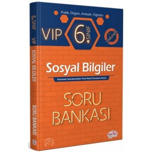 Editr Yaynlar 6. Snf Vip Sosyal Bilgiler Soru Bankas