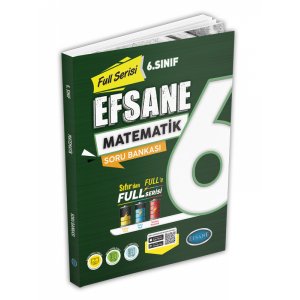 Efsane Yaynlar 6.Snf Full Serisi Matematik Soru Bankas ( 722 Soru )