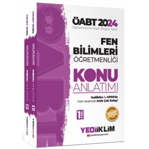 Yediiklim Yaynlar 2024 ABT Fen Bilimleri retmenlii Konu Anlatm Set