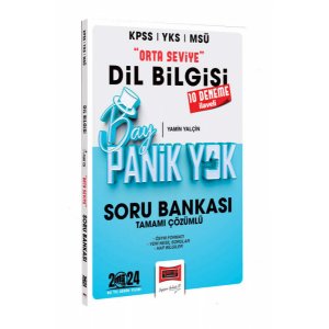 Yarg Yaynlar 2024 KPSS YKS MS Bay Panik Yok Dil Bilgisi Orta Seviye Tamam zml Soru Bankas