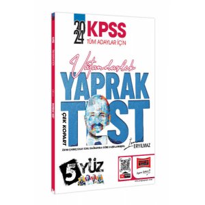 Yarg Yaynlar 2024 KPSS Tm Adaylar in 5Yz Vatandalk ek Kopart Yaprak Test
