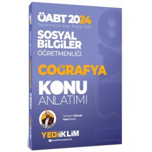 Yediiklim Yaynlar 2025 ABT Sosyal Bilgiler retmenlii Corafya Konu Anlatm