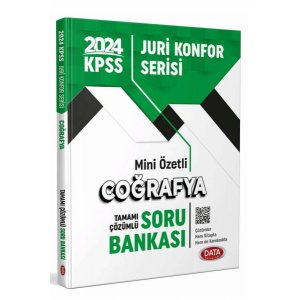 Data Yaynlar 2024 KPSS Juri Konfor Serisi Corafya Soru Bankas
