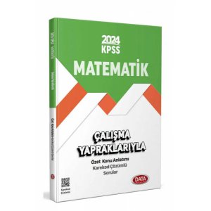 Data Yaynlar 2024 KPSS Matematik alma Yapraklaryla zet Konu Anlatm