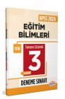 Editr Yaynlar 2024 KPSS Eitim Bilimleri Tamam zml 3 Deneme Snav