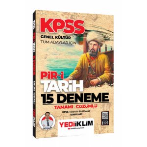 Yediiklim Yaynlar KPSS Genel Kltr Tm Adaylar in Pir-i Tarih Tamam zml 18 Deneme