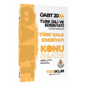 Yediiklim Yaynlar 2024 ABT Trk Dili Ve Edebiyat retmenlii Trk Halk Edebiyat Konu Anlatm