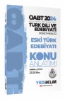 Yediiklim Yaynlar 2025 ABT Trk Dili ve Edebiyat retmenlii Eski Trk Edebiyat Konu Anlatm