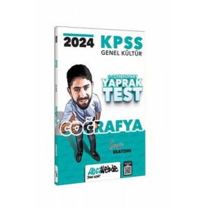 HocaWebde Yaynlar 2024 KPSS Genel Kltr Corafya Yaprak Test