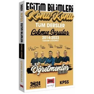 Yarg Yaynlar 2025 KPSS Eitim Bilimleri Tm Dersler 2015-2024 Tamam zml Konu Konu km Sorular