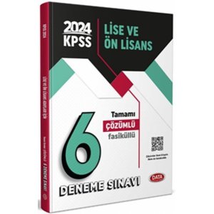 Data Yaynlar 2024 KPSS Lise n Lisans 6 Deneme