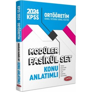 Data Yaynlar 2024 KPSS Ortaretim Konu Anlatml Modler Fasikl Set