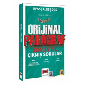 Yarg Yaynlar 2025 KPSS ALES DGS Klas Serisi Orijinal Paragraf Son 15 Yl km Sorular