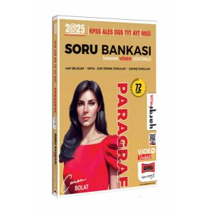 Yarg Yaynlar 2025 KPSS ALES DGS TYT AYT MS Tamam Video zml Paragraf Soru Bankas (Cansu Bolat)